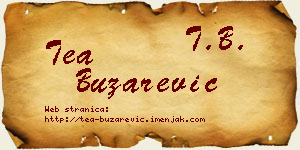 Tea Buzarević vizit kartica